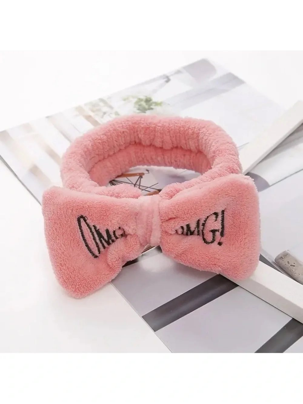 Plush 'OMG!' Bow Headband Bundle NWT